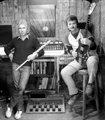 Jon and Tony - In the studio at Glastonbury 1988
